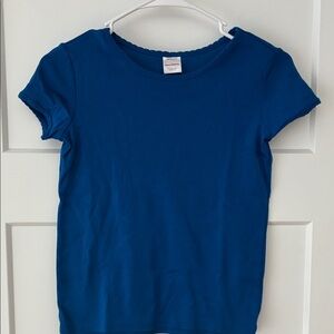 Hanna Andersson Vibrant Blue Short Sleeve Tee